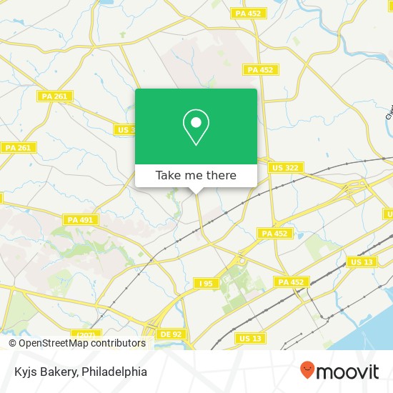 Mapa de Kyjs Bakery