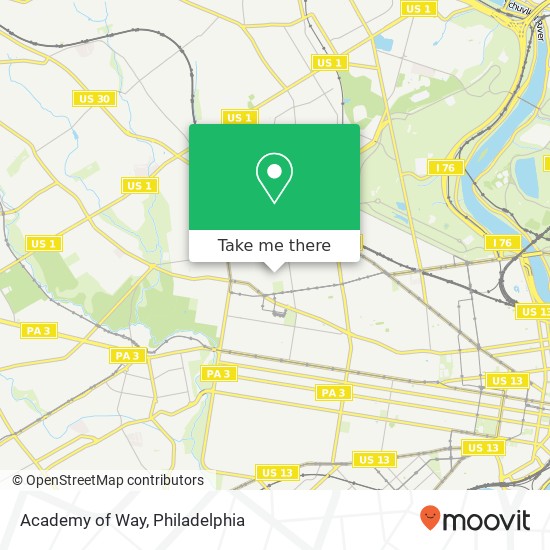 Academy of Way map