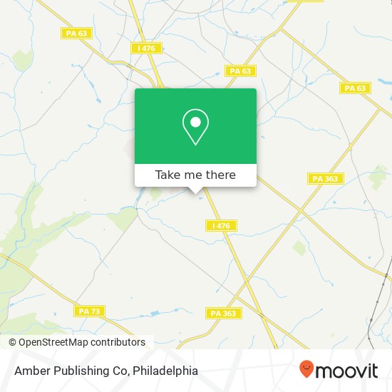 Amber Publishing Co map