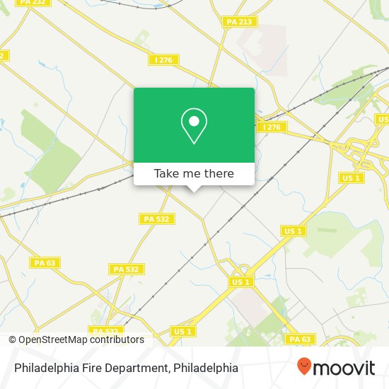 Philadelphia Fire Department map