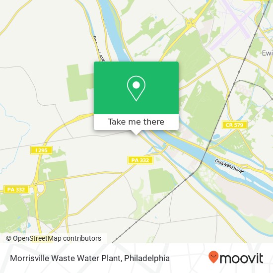 Morrisville Waste Water Plant map