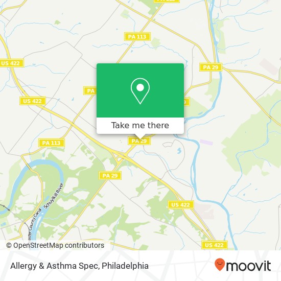 Mapa de Allergy & Asthma Spec