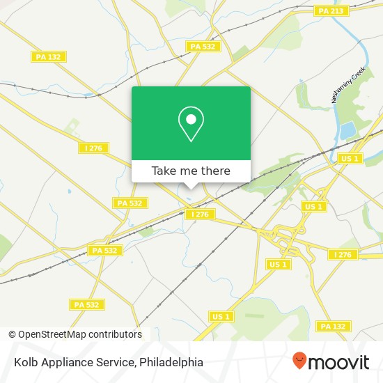 Mapa de Kolb Appliance Service