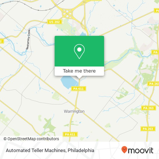 Automated Teller Machines map