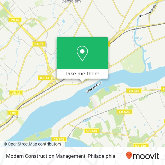 Modern Construction Management map