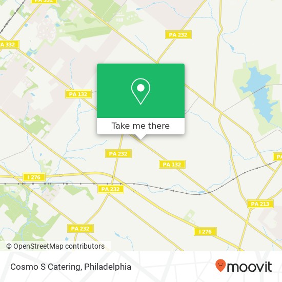 Cosmo S Catering map