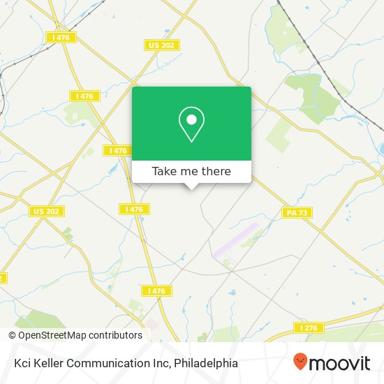 Kci Keller Communication Inc map