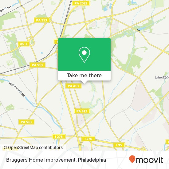 Mapa de Bruggers Home Improvement