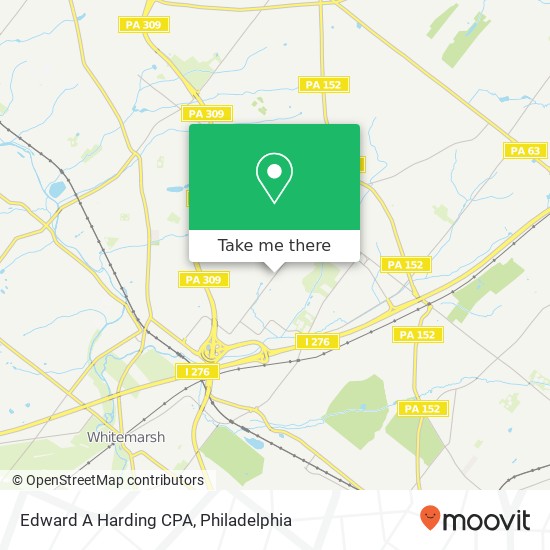 Edward A Harding CPA map