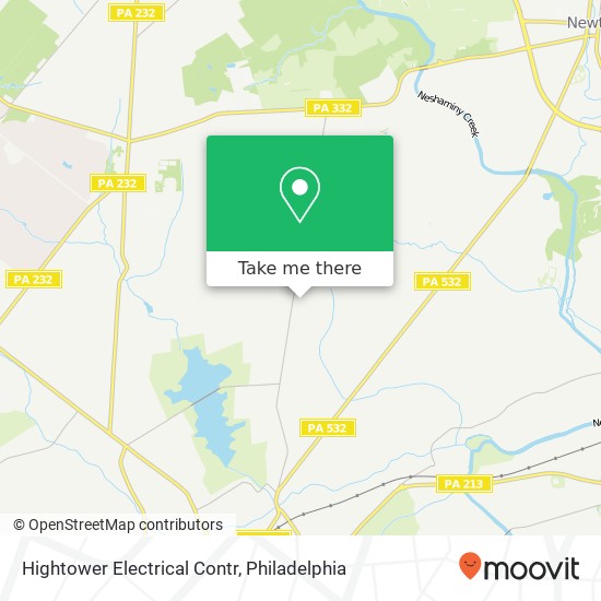 Hightower Electrical Contr map