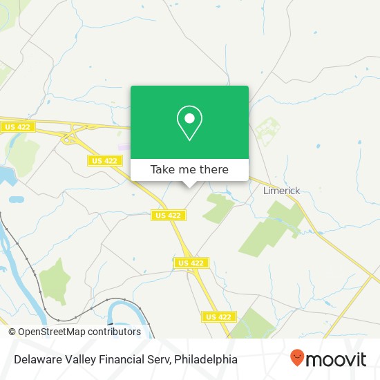 Delaware Valley Financial Serv map