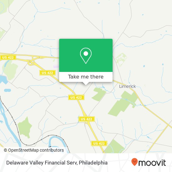 Mapa de Delaware Valley Financial Serv