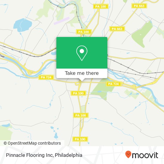 Pinnacle Flooring Inc map