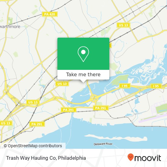 Mapa de Trash Way Hauling Co