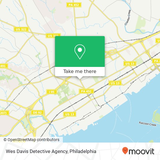 Mapa de Wes Davis Detective Agency