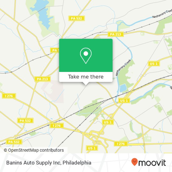 Mapa de Banins Auto Supply Inc
