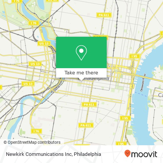Newkirk Communications Inc map