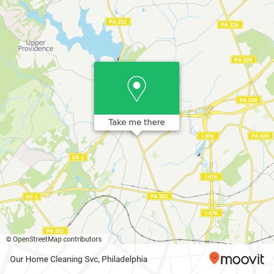 Our Home Cleaning Svc map