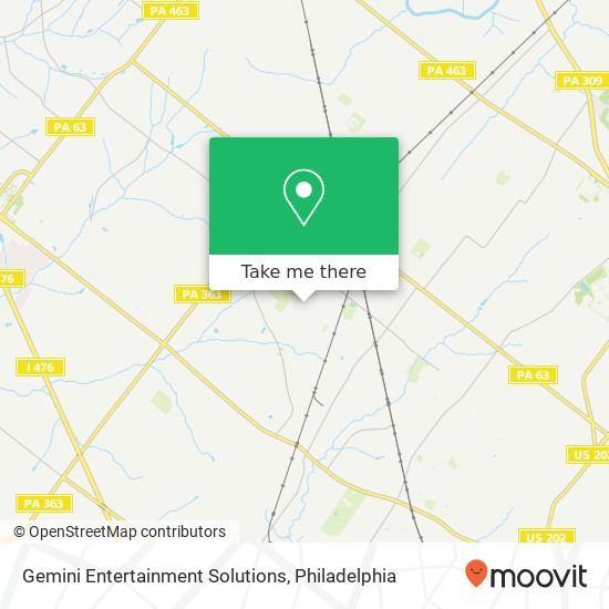 Gemini Entertainment Solutions map