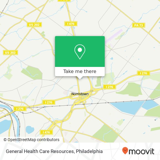 Mapa de General Health Care Resources