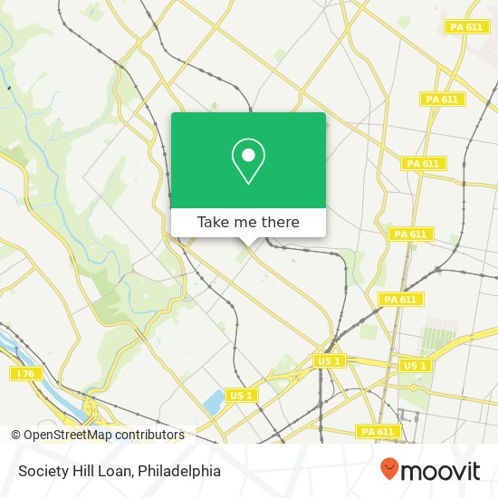 Mapa de Society Hill Loan