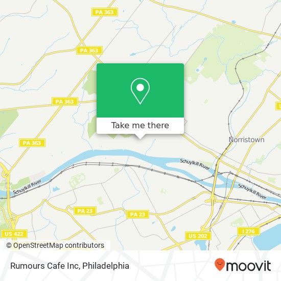 Mapa de Rumours Cafe Inc
