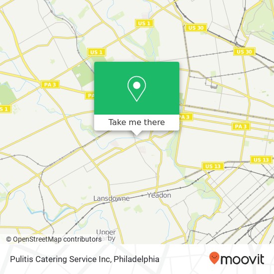 Pulitis Catering Service Inc map