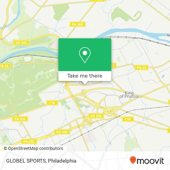 GLOBEL SPORTS map