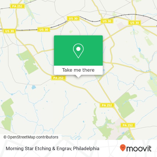 Morning Star Etching & Engrav map