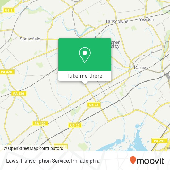 Mapa de Laws Transcription Service