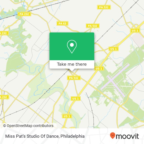 Mapa de Miss Pat's Studio Of Dance