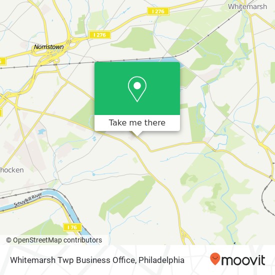 Mapa de Whitemarsh Twp Business Office