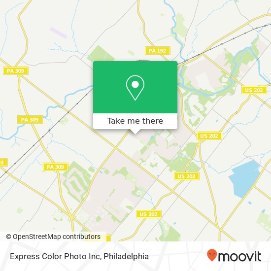 Express Color Photo Inc map