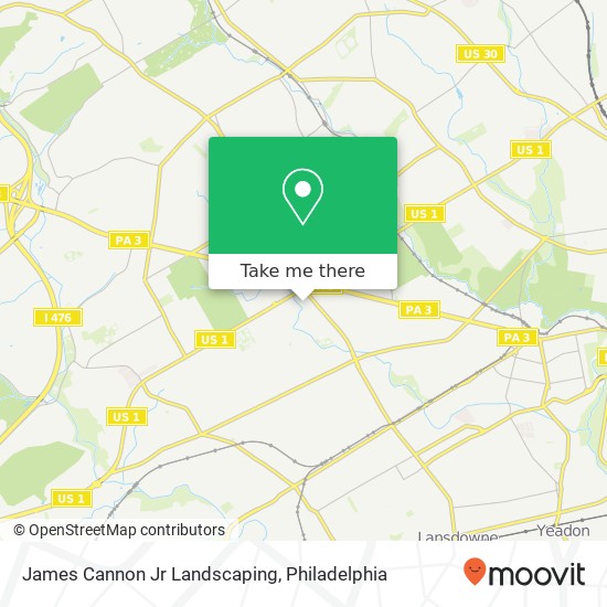 James Cannon Jr Landscaping map