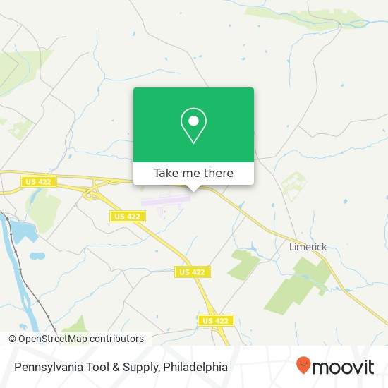 Mapa de Pennsylvania Tool & Supply