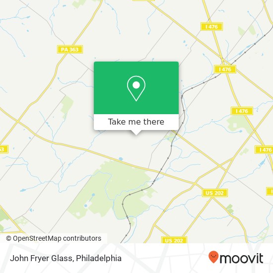 Mapa de John Fryer Glass