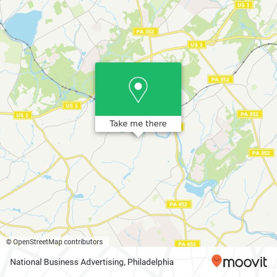 National Business Advertising map