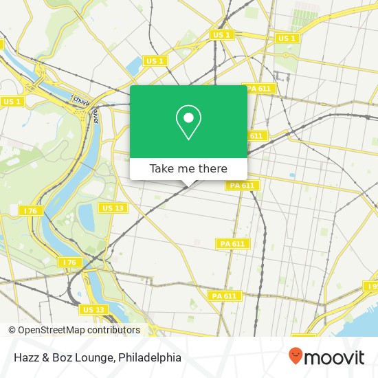 Hazz & Boz Lounge map