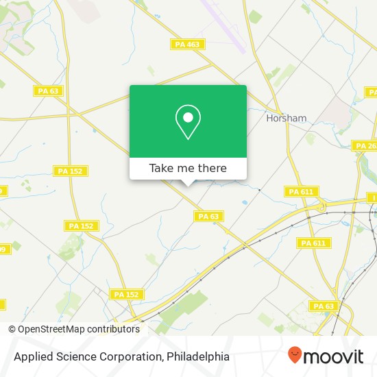 Applied Science Corporation map