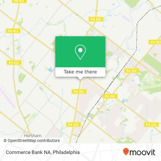 Commerce Bank NA map