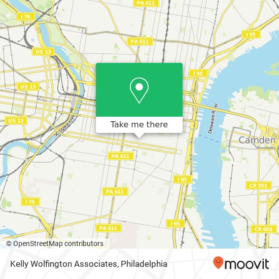 Kelly Wolfington Associates map