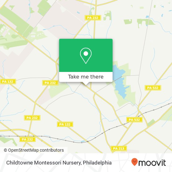 Mapa de Childtowne Montessori Nursery