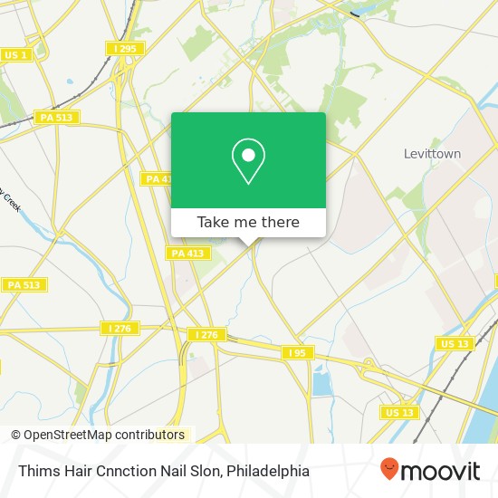 Thims Hair Cnnction Nail Slon map