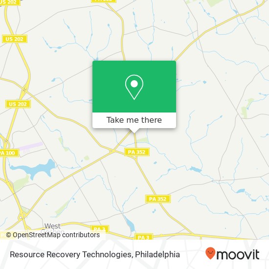 Mapa de Resource Recovery Technologies