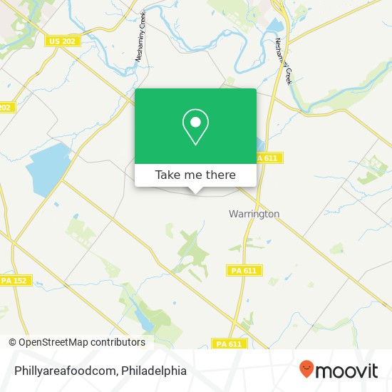 Mapa de Phillyareafoodcom