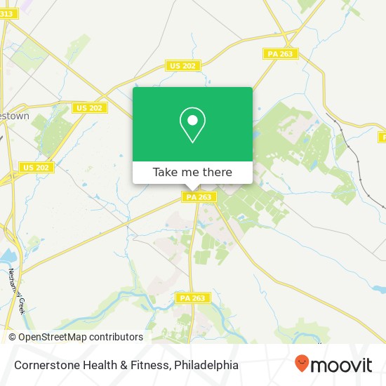 Mapa de Cornerstone Health & Fitness