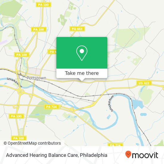 Advanced Hearing Balance Care map