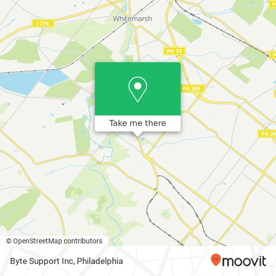 Byte Support Inc map