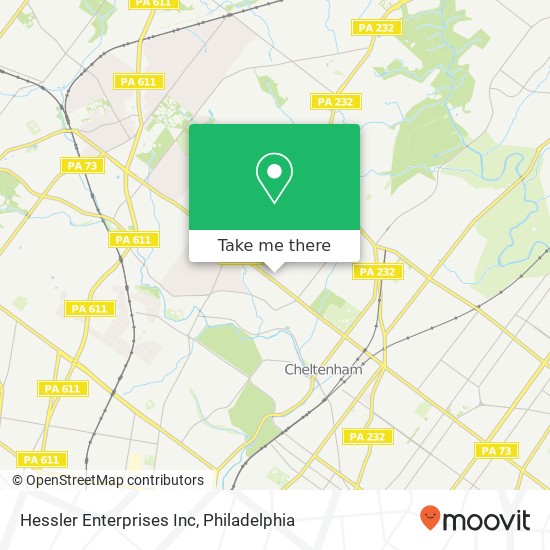 Hessler Enterprises Inc map