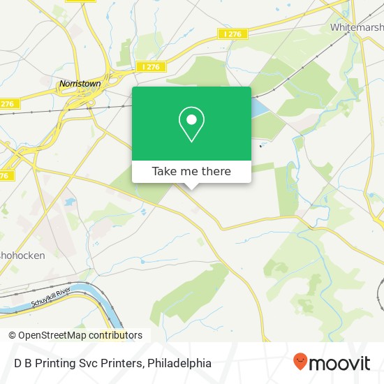 D B Printing Svc Printers map